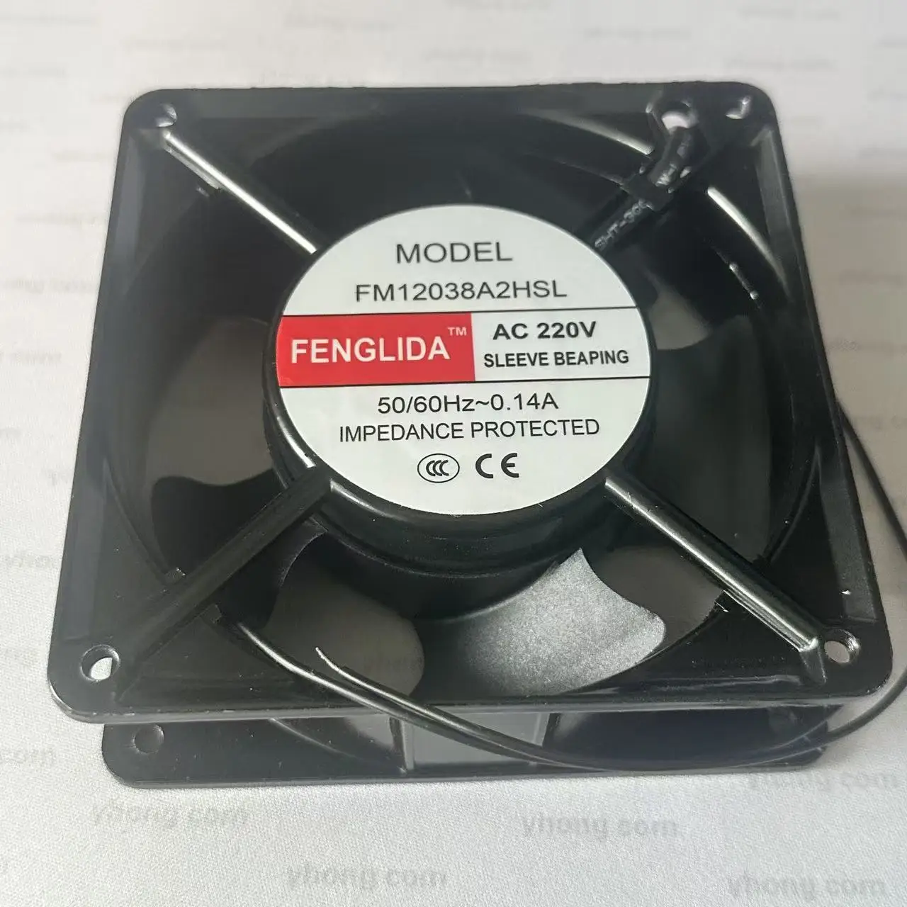 FENGLIDA FM12038A2HSL AC 220V 0.14A 120x120x38mm 2-Wire Server Cooling Fan
FENGLIDA FM12038A2HSL AC 220V 0.14A 120x120x38mm 2-Wire Server Cooling Fan