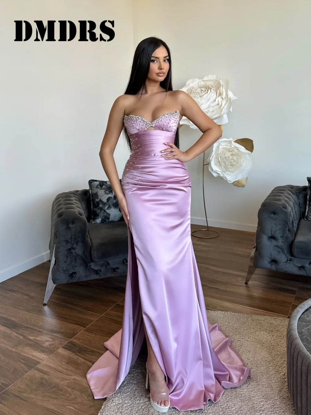 Luxurious Beaded Evening Dress 2025 Elegant Sleeveless Party Gown Classic A-line Floor-Length Party Dresses فساتين سهرة
Luxurious Beaded Evening Dress 2025 Elegant Sleeveless Party Gown Classic A-line Floor-Length Party Dresses فساتين سهرة