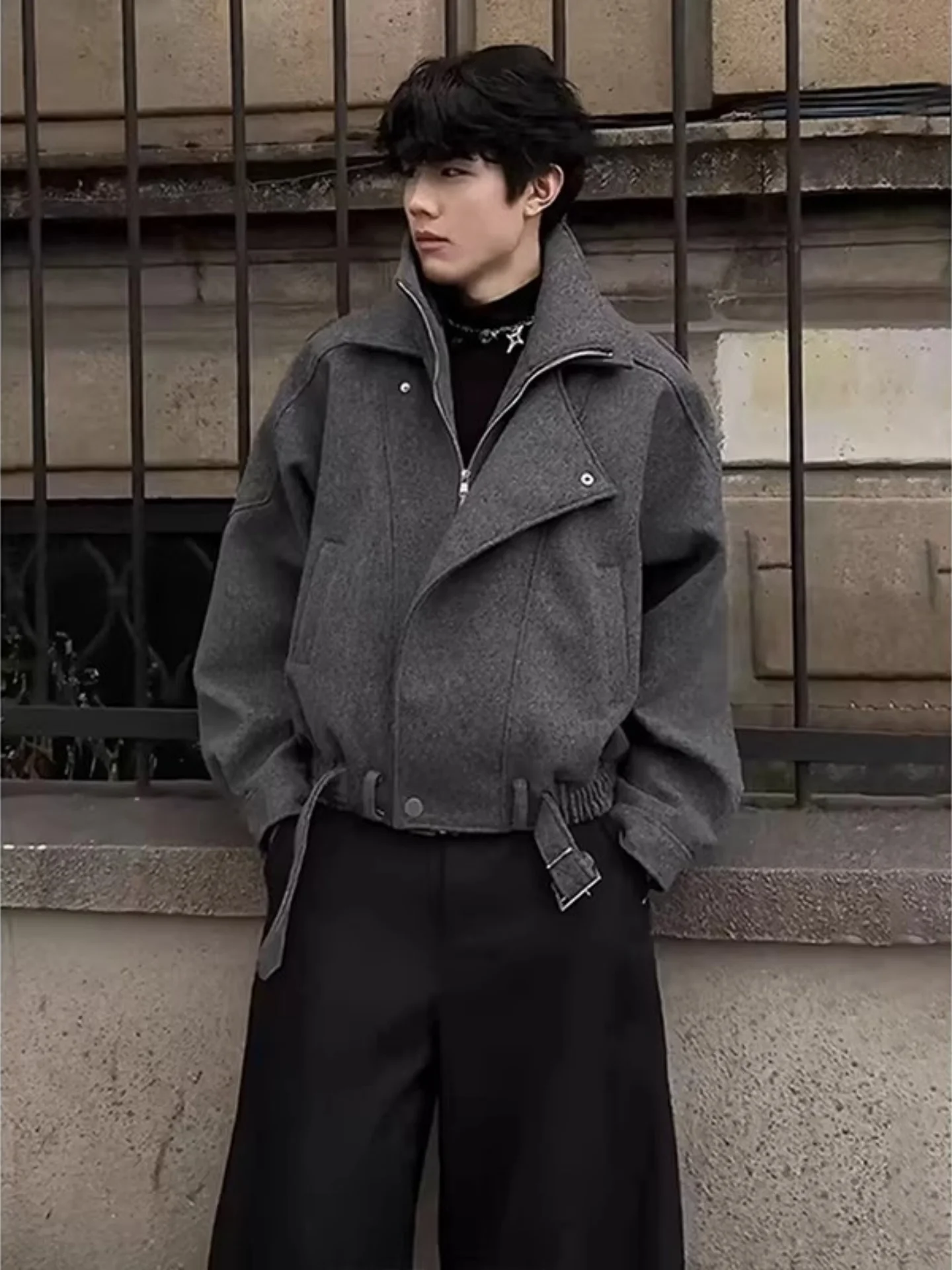 Мужское шерстяное пальто Deep ey: модное, теплое, утолщенное, повседневное, деконструированное, для зимы
Мужское шерстяное пальто Deep ey: модное, теплое, утолщенное, повседневное, деконструированное, для зимы