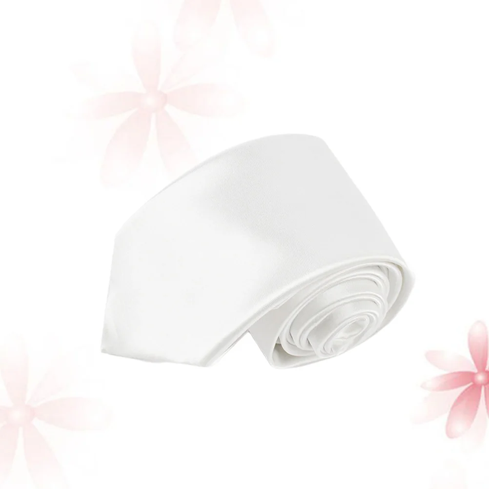 White 5Cm Solid Color Ties Party Costume Clothes Accessories Cosplay Neckties Decoration Collar Adjustable
White 5Cm Solid Color Ties Party Costume Clothes Accessories Cosplay Neckties Decoration Collar Adjustable