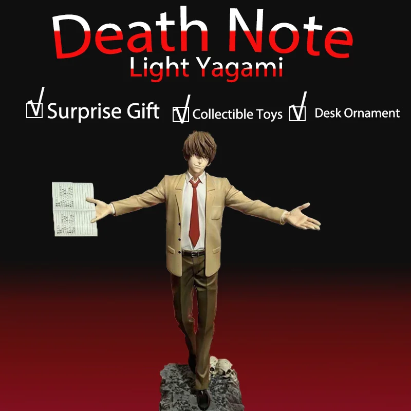Death Note Resonance Series Vol.2 Light Yagami Kami School Uniform Ver. Anime Figure Statue Collectible Desktop Ornament Gifts
Death Note Resonance Series Vol.2 Light Yagami Kami School Uniform Ver. Anime Figure Statue Collectible Desktop Ornament Gifts