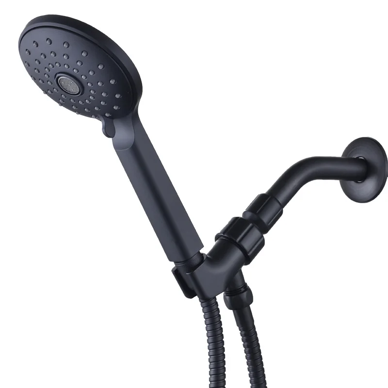 New American Matte Black Hand Shower ABS 2 Feature Pressurized Shower Head Set Thread G1/2' With Hose And Arm
New American Matte Black Hand Shower ABS 2 Feature Pressurized Shower Head Set Thread G1/2' With Hose And Arm