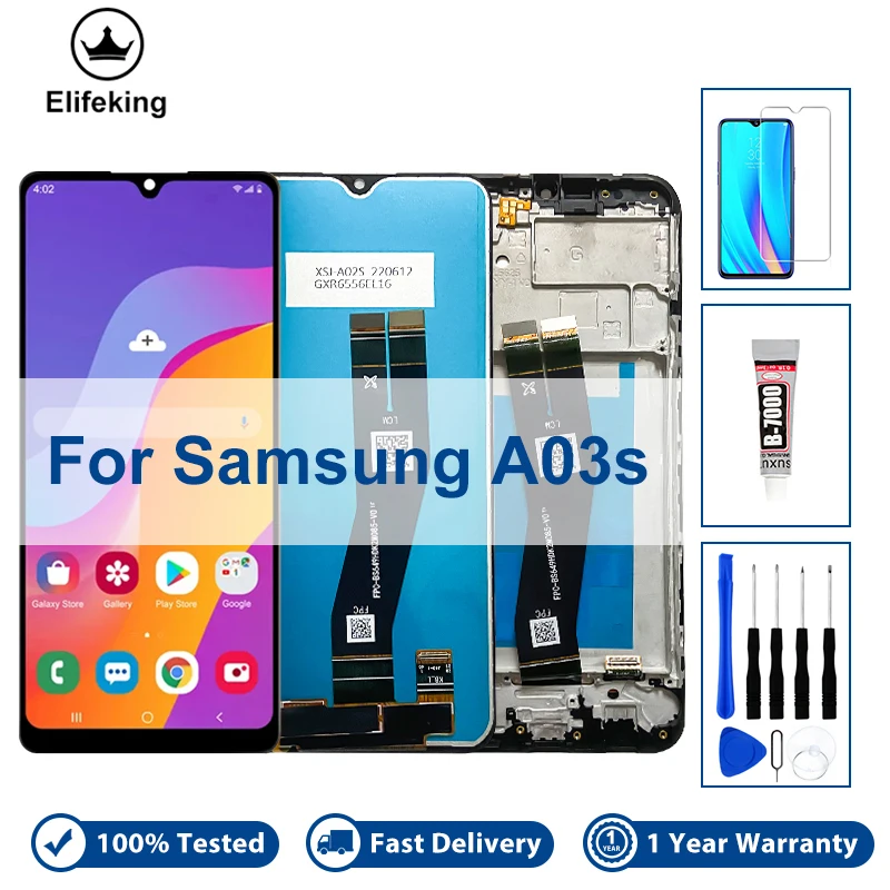6,5 "ЖК-дисплей для Samsung Galaxy A03 A03s A035 A037, ЖК-дисплей, дигитайзер сенсорного экрана в сборе, замена A035F A037F/DS
6,5 "ЖК-дисплей для Samsung Galaxy A03 A03s A035 A037, ЖК-дисплей, дигитайзер сенсорного экрана в сборе, замена A035F A037F/DS