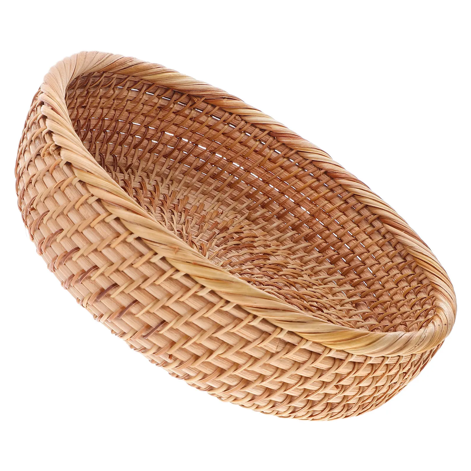 Handwoven Rattan Fruit Tray Round Natural Wicker Serving Basket for Kitchen Counter Dining Table Snacks Bread Vegetables
Handwoven Rattan Fruit Tray Round Natural Wicker Serving Basket for Kitchen Counter Dining Table Snacks Bread Vegetables