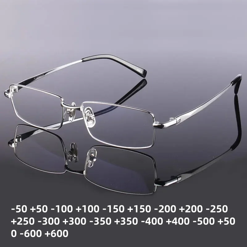 Full Rim Pure Titanium Eyeglasses Frame for Men Optical Reading Glasses Prescription Eyewear Spectacles Alloy Fashion Frame
Full Rim Pure Titanium Eyeglasses Frame for Men Optical Reading Glasses Prescription Eyewear Spectacles Alloy Fashion Frame