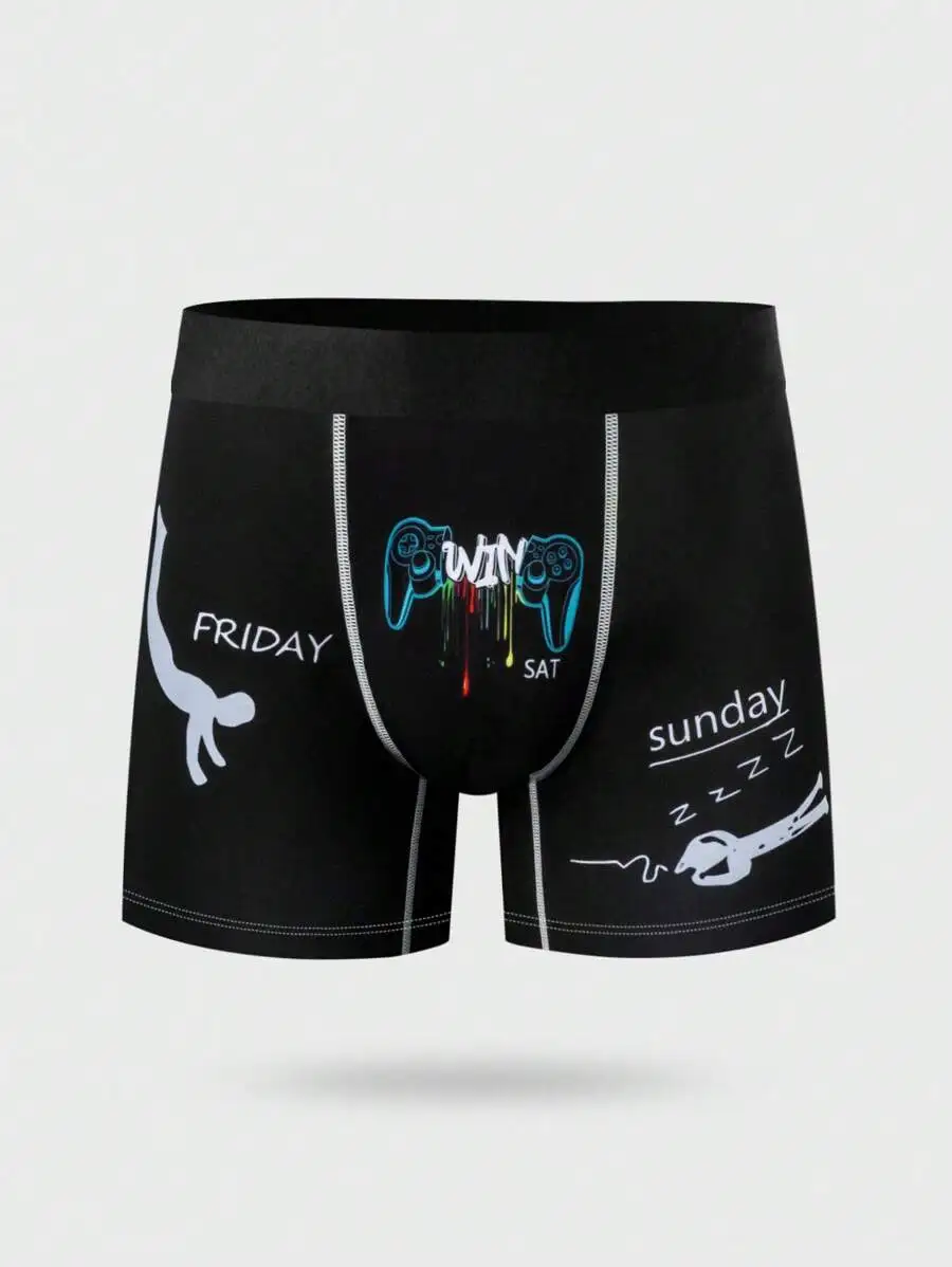 Mens Digital Print Boxer Shorts With Gaming And Weekend Theme
Mens Digital Print Boxer Shorts With Gaming And Weekend Theme