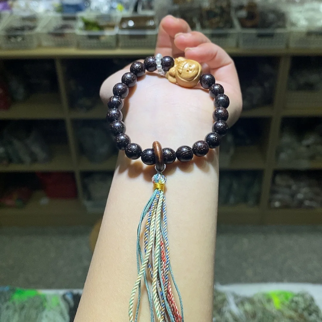 lobular red sandalwood with little girl little star bracelet simple and exquisite fashion play bracelet jewelry women's models
lobular red sandalwood with little girl little star bracelet simple and exquisite fashion play bracelet jewelry women's models