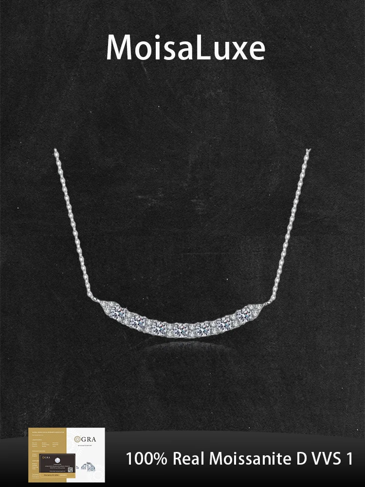 MoisaLuxe Official Store GRA Moissanite Plata Sterling 925 Silver Fashionable and Simple Pendant Necklace Chain Jewelry Jewelry
MoisaLuxe Official Store GRA Moissanite Plata Sterling 925 Silver Fashionable and Simple Pendant Necklace Chain Jewelry Jewelry