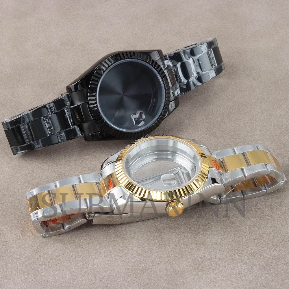 36Mm/39Mm Watch Case Solid Stainless Steel Sapphire Oyster Strap for Seiko Datejust Nh35 Nh36 Automatic Movement 28.5mm Dial
36Mm/39Mm Watch Case Solid Stainless Steel Sapphire Oyster Strap for Seiko Datejust Nh35 Nh36 Automatic Movement 28.5mm Dial