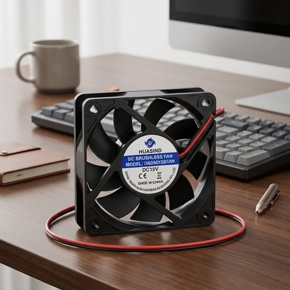 For HUASIND HXD6015B12H DC12V 60*60*15MM 2-wire silent cooling fan
For HUASIND HXD6015B12H DC12V 60*60*15MM 2-wire silent cooling fan