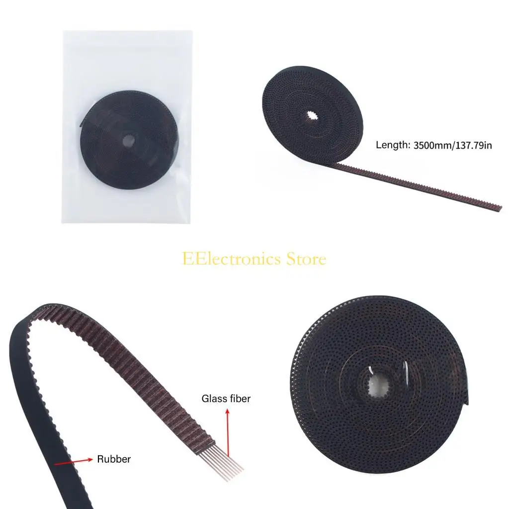 B03C Synthetic Belt Assembly Quick Assembly Flexible Open Drive Belt Replacement for 3D Printer Accessories
B03C Synthetic Belt Assembly Quick Assembly Flexible Open Drive Belt Replacement for 3D Printer Accessories