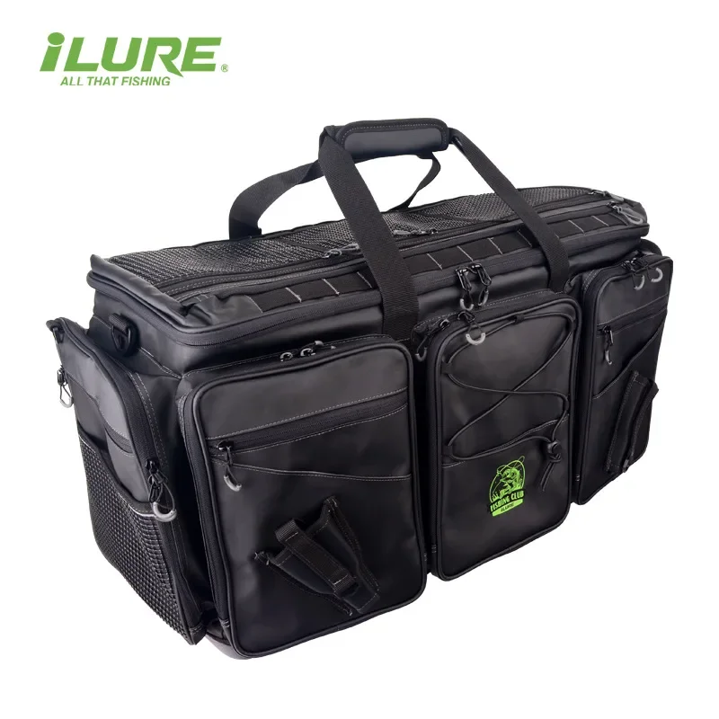 Fishing gear, large-capacity Oxford cloth boat fishing bag, sea fishing gear bag, sports outdoor portable.
Fishing gear, large-capacity Oxford cloth boat fishing bag, sea fishing gear bag, sports outdoor portable.