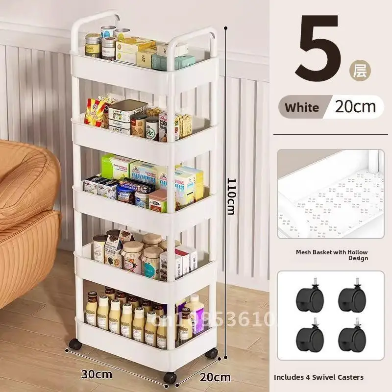 Multi-Layer Small Cart Storage Rack with Wheels for Kitchen Bedroom Bathroom Floor to Ceiling Household Storage Solution
Multi-Layer Small Cart Storage Rack with Wheels for Kitchen Bedroom Bathroom Floor to Ceiling Household Storage Solution