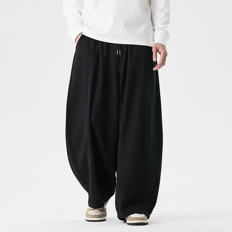 Streetwear Men Wide Leg Pants Loose Cotton Sweatpants Casual Harem Pants Men Harajuku Oversized Vintage Trousers Large Size 5XL
Streetwear Men Wide Leg Pants Loose Cotton Sweatpants Casual Harem Pants Men Harajuku Oversized Vintage Trousers Large Size 5XL