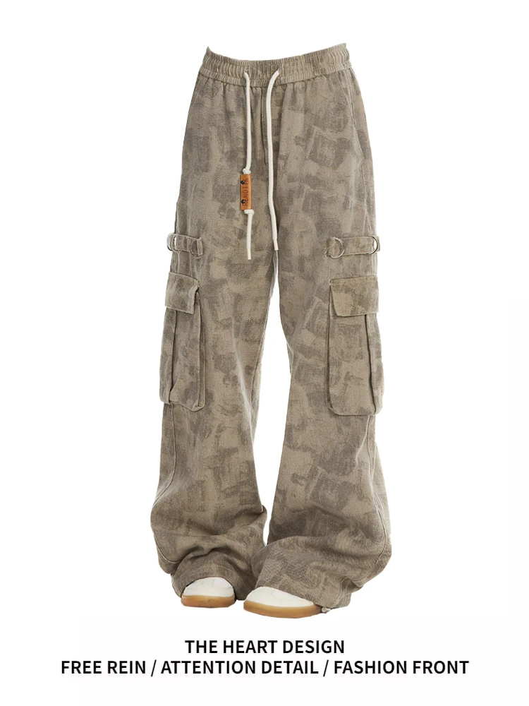 Camouflage Work Pants Women's Autumn Winter New American Retro Aalyptic Hip Hop Street Trend Straight Casual Pants
Camouflage Work Pants Women's Autumn Winter New American Retro Aalyptic Hip Hop Street Trend Straight Casual Pants