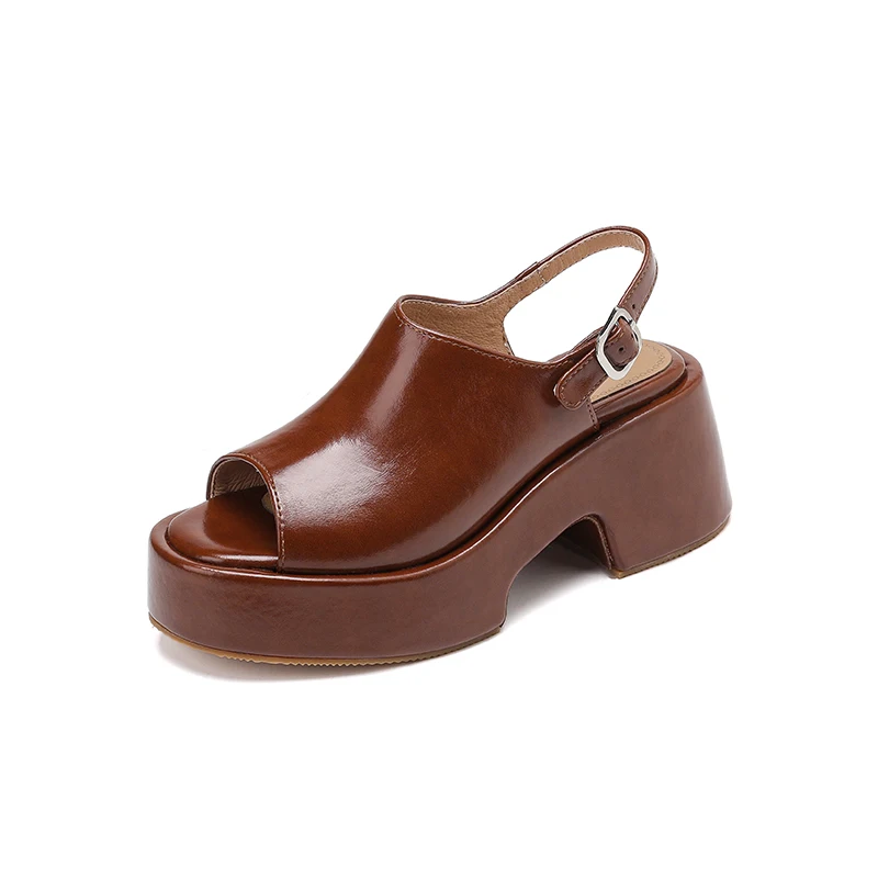 Сандалии Arden Furtado Summer Brown из коровьей кожи на танкетке с открытым носком, на высоком каблуке, с одной пряжкой
Сандалии Arden Furtado Summer Brown из коровьей кожи на танкетке с открытым носком, на высоком каблуке, с одной пряжкой