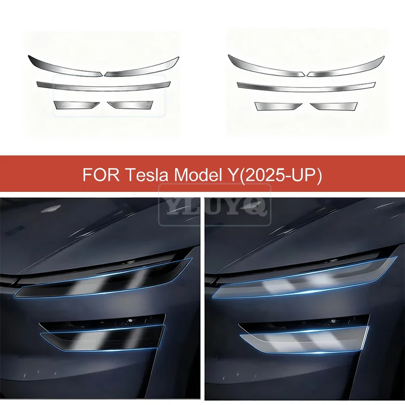 PPF Car Paint Protection Headlight Film for Tesla Model Y Juniper 2025-up Transparent Protective B-pillar Tail light Film
PPF Car Paint Protection Headlight Film for Tesla Model Y Juniper 2025-up Transparent Protective B-pillar Tail light Film