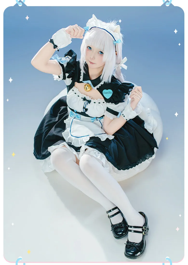 Anime NEKOPARA Chocolat Vanilla Cosplay Costume Halloween Carnival Girl Sweet Lolita Dress Headwear Socks Glove Set
Anime NEKOPARA Chocolat Vanilla Cosplay Costume Halloween Carnival Girl Sweet Lolita Dress Headwear Socks Glove Set