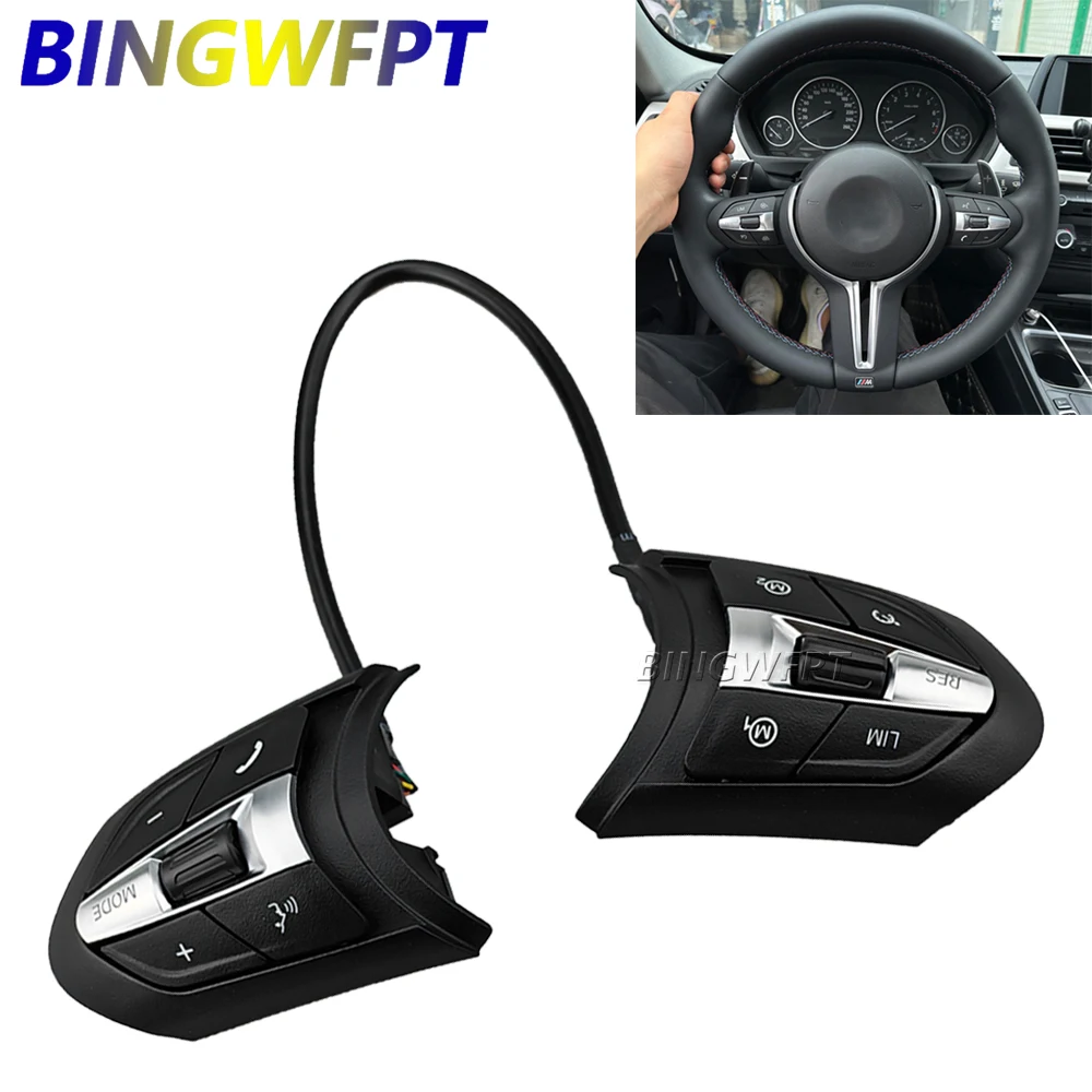 New For BMW F80 F82 M2 M3 M4 M5 M6 X5M X6 3 5 Series Car Multi-Function Steering Wheel Button Cruise Speed Button Assembly
New For BMW F80 F82 M2 M3 M4 M5 M6 X5M X6 3 5 Series Car Multi-Function Steering Wheel Button Cruise Speed Button Assembly