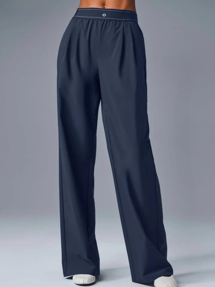Sports Wide Leg Pants Women High Waist Summer Casual Yoga Straight Sweatpants Female Solid Blue Black Workout Trousers Women
Sports Wide Leg Pants Women High Waist Summer Casual Yoga Straight Sweatpants Female Solid Blue Black Workout Trousers Women