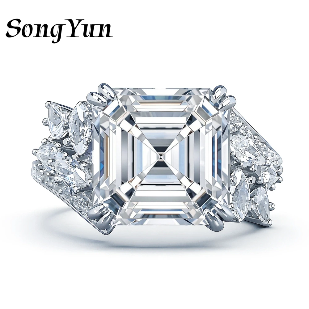 SONGYUN Brand Jewelry 925 Sterling Silver Ring Zircon 5A Grade Cushion Daytime for Girls 18K Real Gold Plated Fine Jewelry Rings
SONGYUN Brand Jewelry 925 Sterling Silver Ring Zircon 5A Grade Cushion Daytime for Girls 18K Real Gold Plated Fine Jewelry Rings