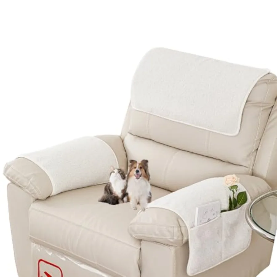 Armrest Covers - Arm Chair Covers Set of 3 Recliner Chair Covers, With pockets Stretch Arm Rest Cover Non-Slip Armchair Protect
Armrest Covers - Arm Chair Covers Set of 3 Recliner Chair Covers, With pockets Stretch Arm Rest Cover Non-Slip Armchair Protect