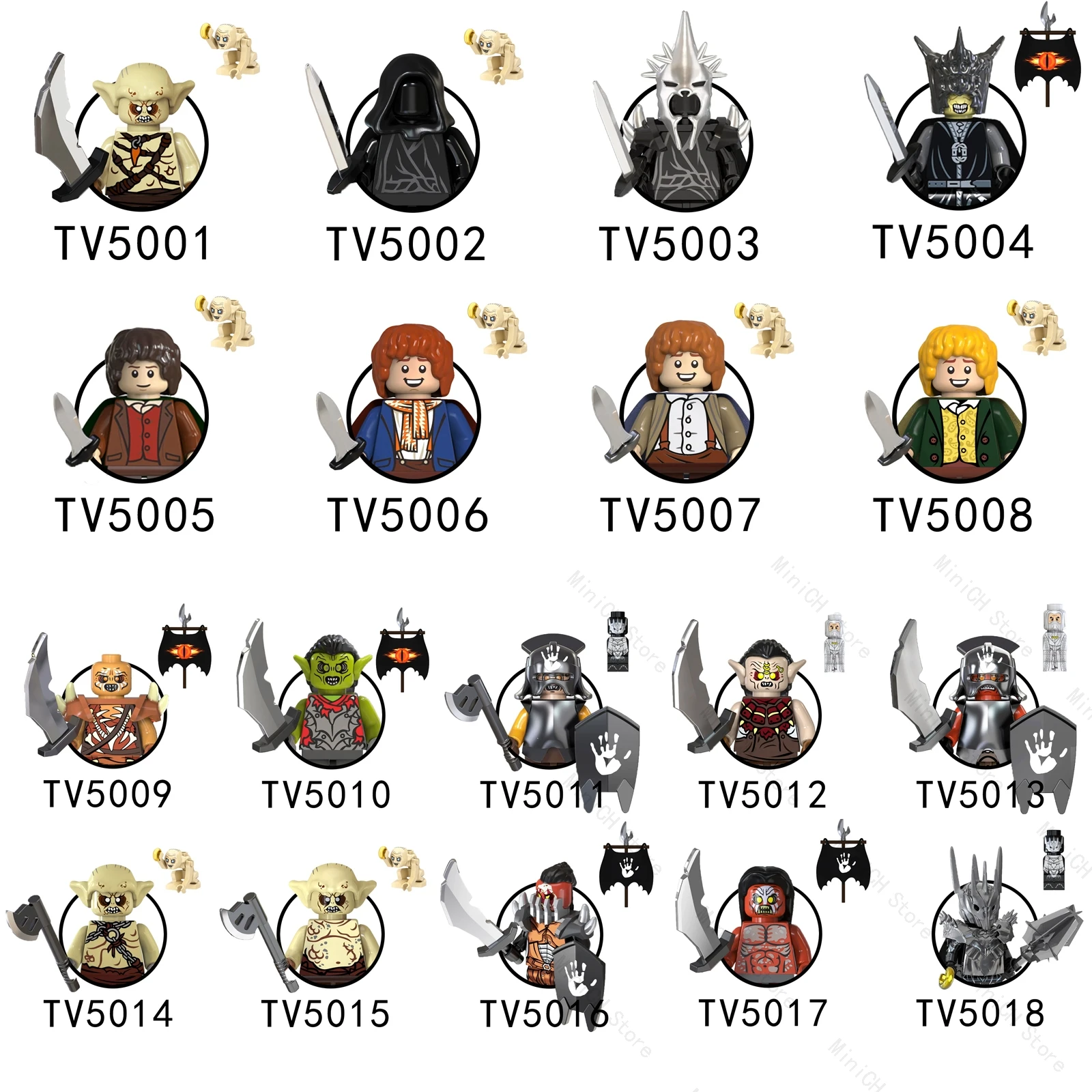 TV6401 костюмы Lord Rings Elves Orcs Army Dwarf Rohan Мини-игрушки Фигурки Строительные блоки Сборные игрушки для детей Подарок на день рождения
TV6401 костюмы Lord Rings Elves Orcs Army Dwarf Rohan Мини-игрушки Фигурки Строительные блоки Сборные игрушки для детей Подарок на день рождения