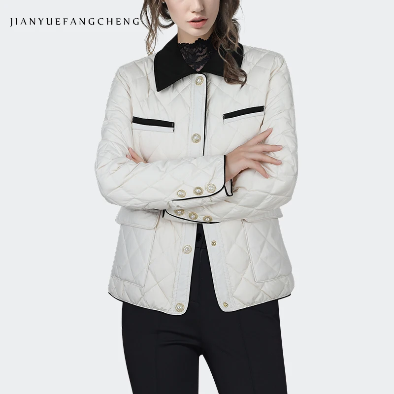 Women' Autumn Winter White Down Jacket Slim Short Shirt Collar Puffer Coat Warm Lightweight Korean Ladies Outwear Jackets
Women' Autumn Winter White Down Jacket Slim Short Shirt Collar Puffer Coat Warm Lightweight Korean Ladies Outwear Jackets