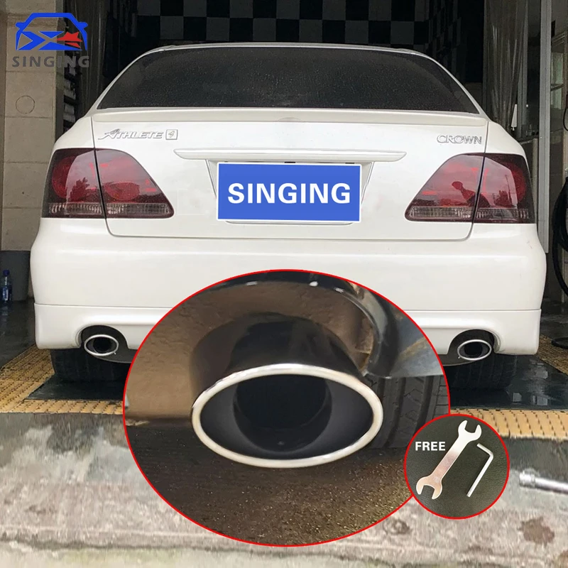 accessoir de For toyota camry crown altise exhaust tip muffler end pipe protector stainless steel tail decoration decorative tip
accessoir de For toyota camry crown altise exhaust tip muffler end pipe protector stainless steel tail decoration decorative tip