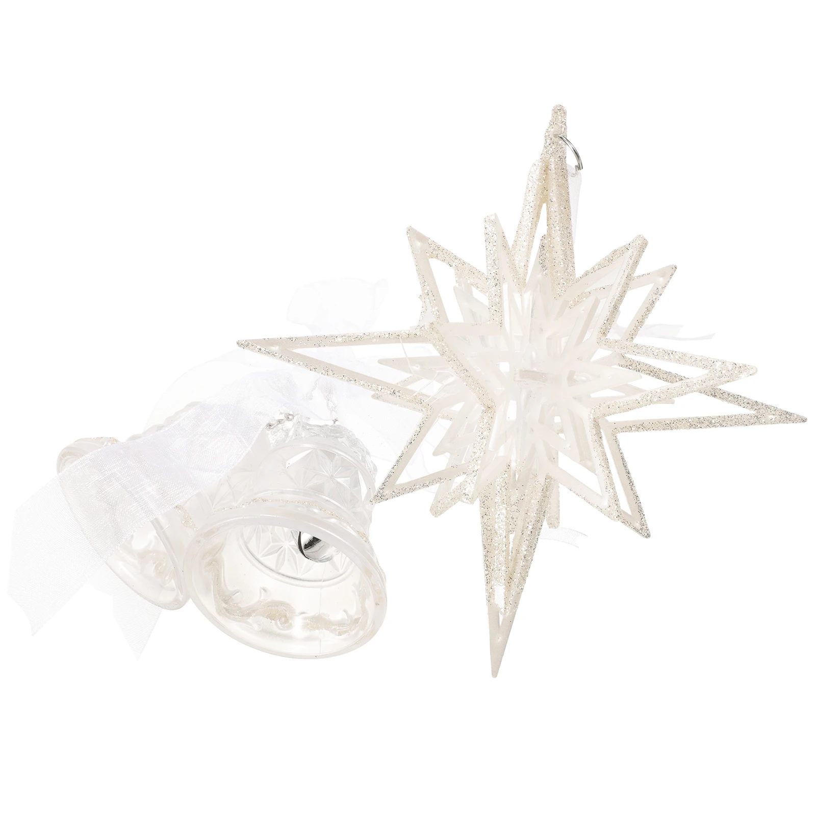 2Pcs Christmas Tree Hanging naments Star Shaped Glitter Acrylic Pendant Xmas Decor Party Supplies
2Pcs Christmas Tree Hanging naments Star Shaped Glitter Acrylic Pendant Xmas Decor Party Supplies