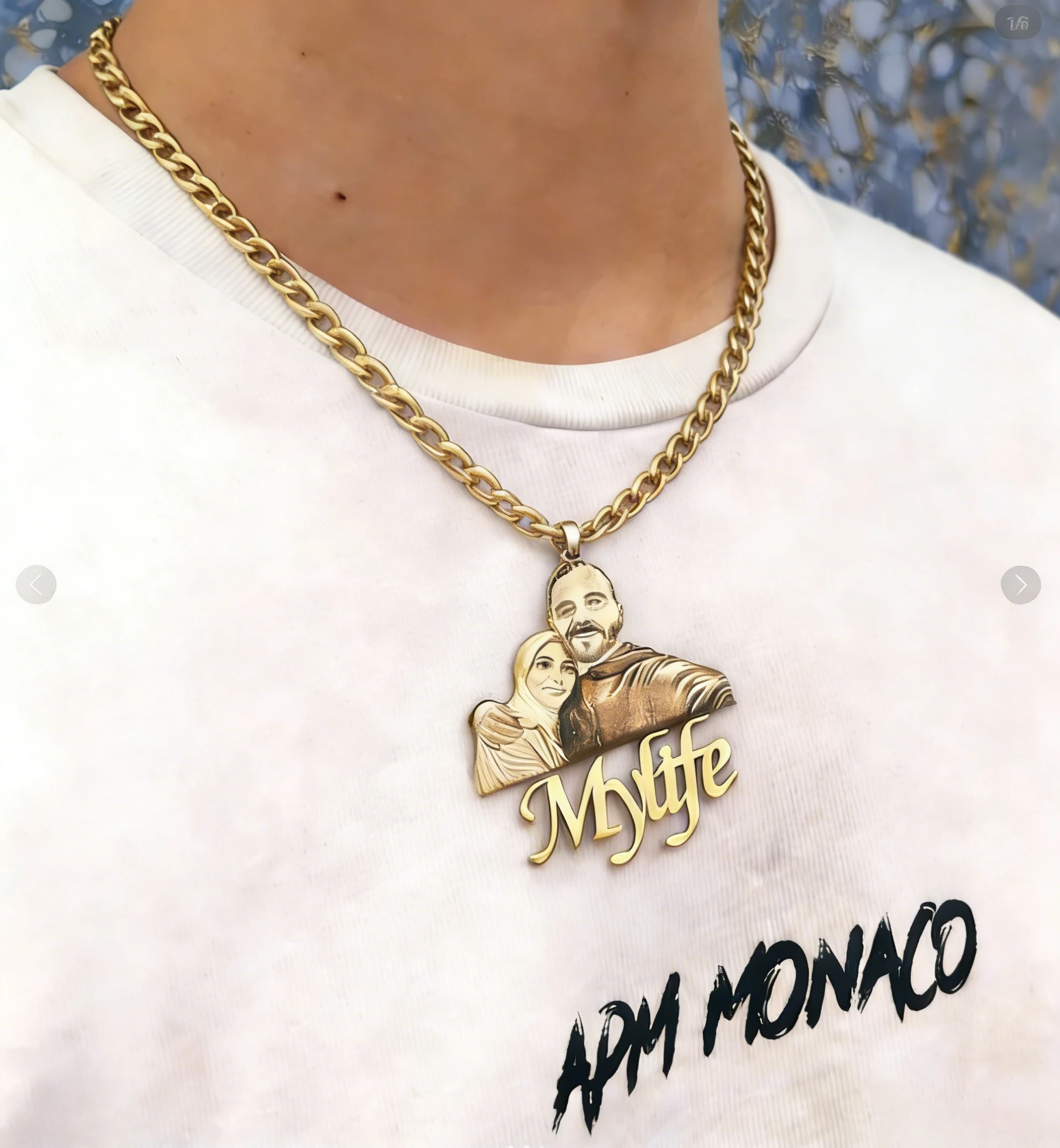 Personalized photo engraved necklace stainless steel portrait pendant custom picture jewelry heartfelt gift for family friends
Personalized photo engraved necklace stainless steel portrait pendant custom picture jewelry heartfelt gift for family friends