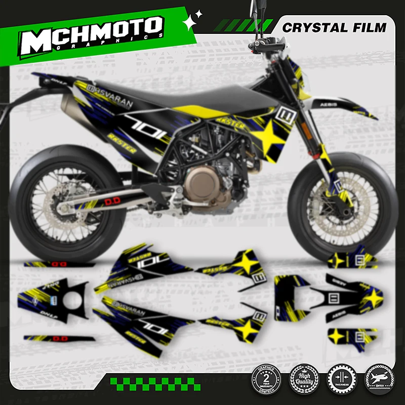 MCHMFG for Husqvarna Decal 15-20 701 SUPERMOTO ENDURO 2015-2017 2018 2019 2020 Custom Team Graphics Decals Stickers Kit 002 
MCHMFG for Husqvarna Decal 15-20 701 SUPERMOTO ENDURO 2015-2017 2018 2019 2020 Custom Team Graphics Decals Stickers Kit 002