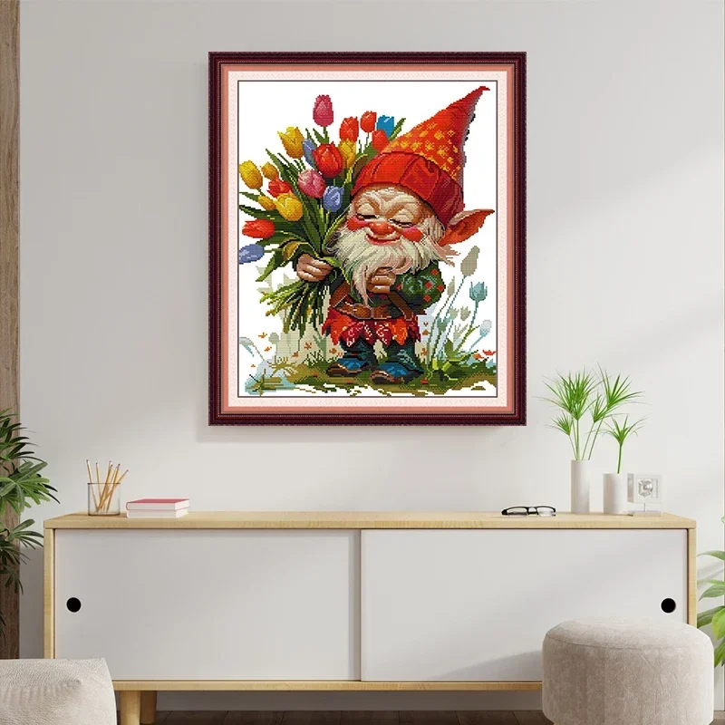 Набор для вышивки крестом Joy Sunday, подарок гнома HD, узор Aida 16CT 14CT 11CT, счетная печатная канва, набор для вышивания «сделай сам», домашний декор
Набор для вышивки крестом Joy Sunday, подарок гнома HD, узор Aida 16CT 14CT 11CT, счетная печатная канва, набор для вышивания «сделай сам», домашний декор