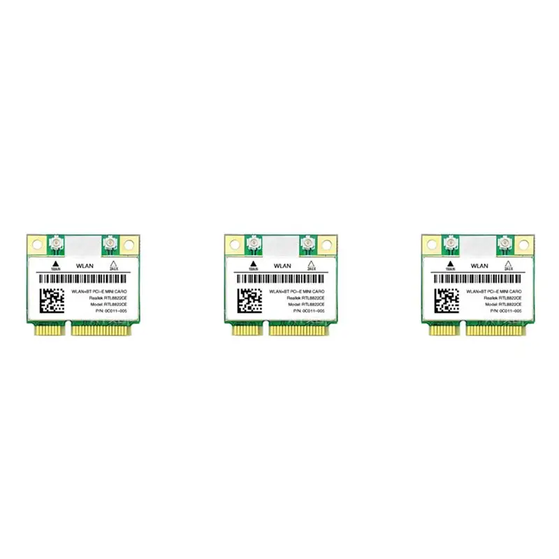 3X RTL8822CE 1200Mbps 2.4G/5Ghz 802.11AC Wifi Card Network Mini Pcie Bluetooth 5.0 Support Laptop/PC Windows 10/11
3X RTL8822CE 1200Mbps 2.4G/5Ghz 802.11AC Wifi Card Network Mini Pcie Bluetooth 5.0 Support Laptop/PC Windows 10/11