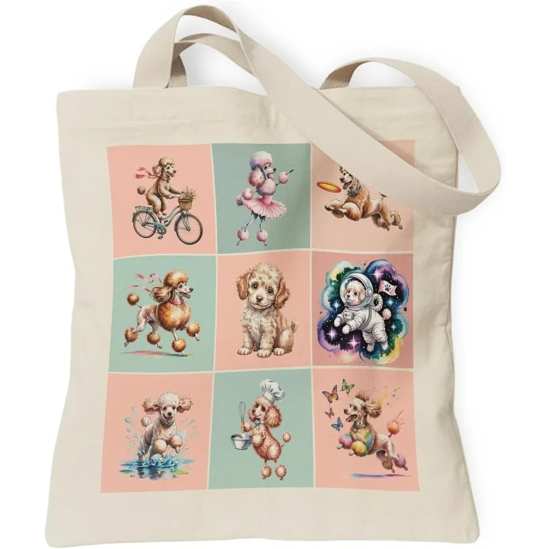 Cute Cartoon Corgi Print Canvas Bag 9 Grid Playful Dog Casual Tote Bag Reusable Daily Shopping Travel School Bag for Women
Cute Cartoon Corgi Print Canvas Bag 9 Grid Playful Dog Casual Tote Bag Reusable Daily Shopping Travel School Bag for Women