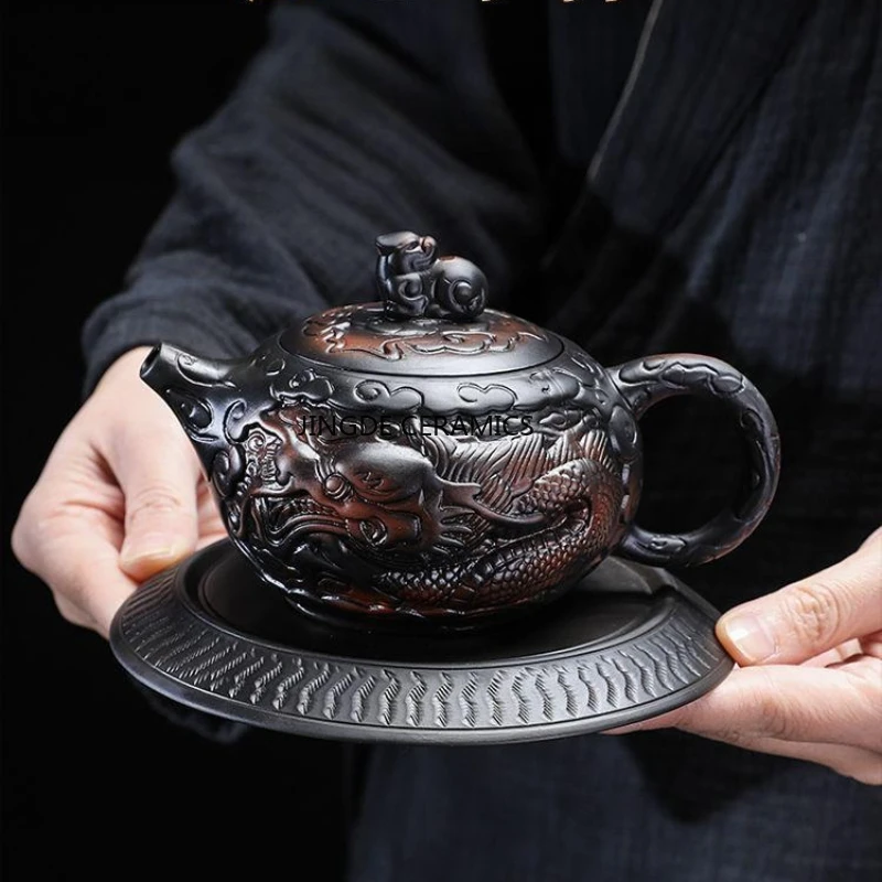 Purple Clay Teapot, Home Tea Room Xishi Pot Tea Set Accessories, Antique Kung Fu Tea Set, Chinese Style, Office Supplies
Purple Clay Teapot, Home Tea Room Xishi Pot Tea Set Accessories, Antique Kung Fu Tea Set, Chinese Style, Office Supplies