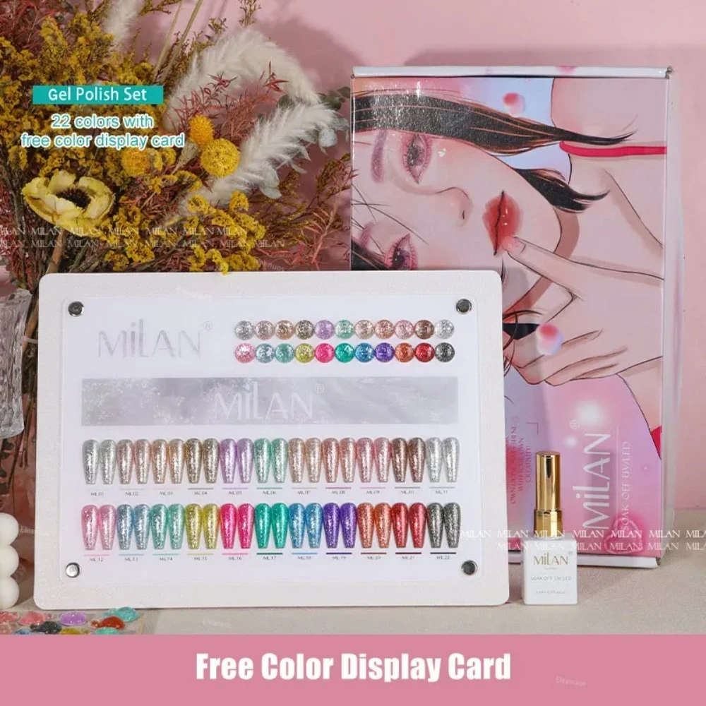 22pcs High Density Platinum Gel Nail Polish Set Semi-Permanent Gllitter Gel Flash UV Nail Varnishes Nail Art 15ml
22pcs High Density Platinum Gel Nail Polish Set Semi-Permanent Gllitter Gel Flash UV Nail Varnishes Nail Art 15ml