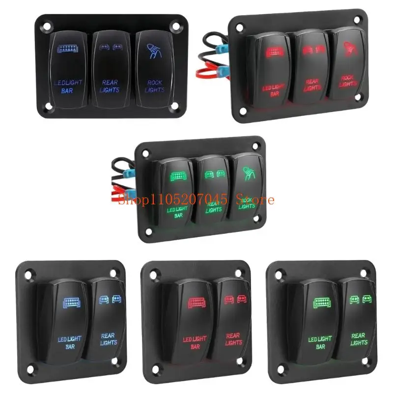 37cd Toggle Switches Panel For Vehicle Boat Modification 12 24V Support
37cd Toggle Switches Panel For Vehicle Boat Modification 12 24V Support