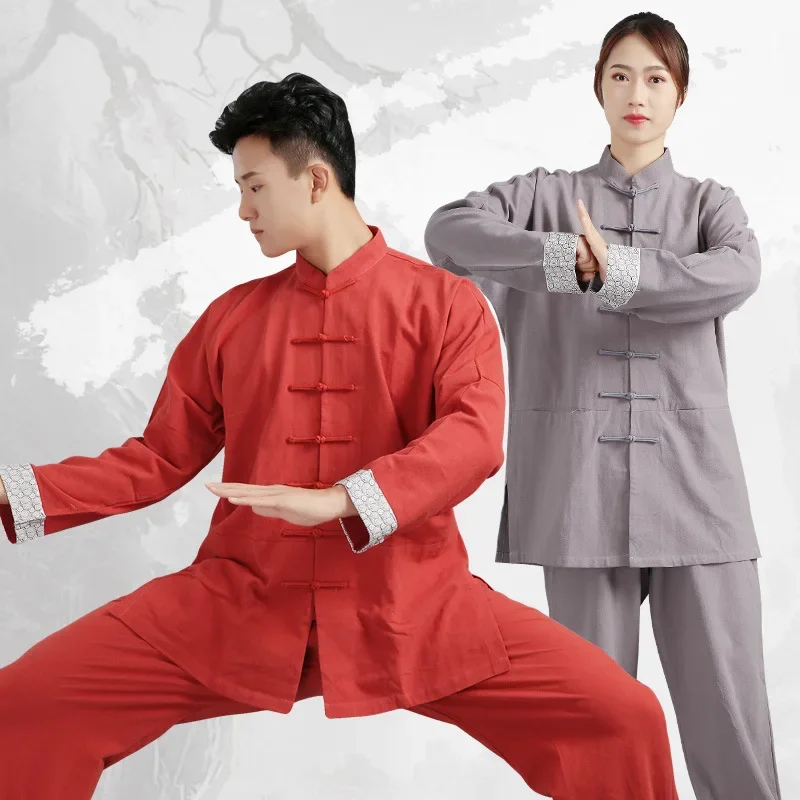 5 Colors Traditional Chinese Clothing For Women Spring Autumn Cotton Linen Thicken Long Sleeve Morning Exercise Kung Fu Uniform
5 Colors Traditional Chinese Clothing For Women Spring Autumn Cotton Linen Thicken Long Sleeve Morning Exercise Kung Fu Uniform