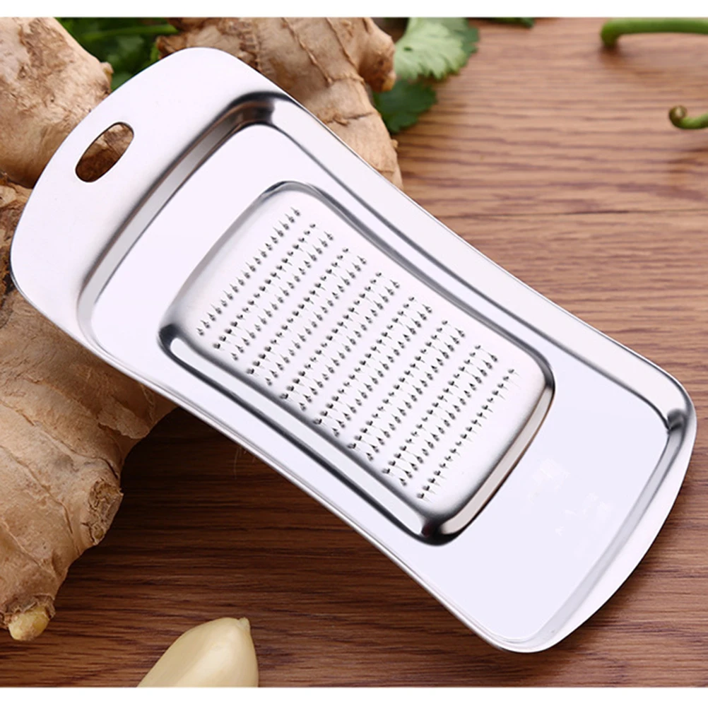 304 Stainless Steel Thickened Garlic Ginger Grater Lightweight Handheld Shredder for Cheese Lemon Picnic Cooking
304 Stainless Steel Thickened Garlic Ginger Grater Lightweight Handheld Shredder for Cheese Lemon Picnic Cooking