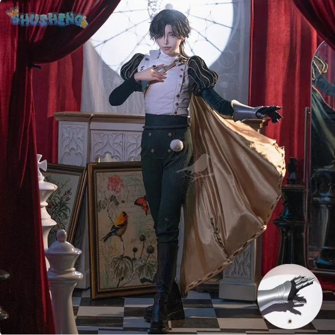 Identity V Richard Sterling new role knight Cosplay Costume Cloak gloves shoulder bag accessories party gentleman full set suit
Identity V Richard Sterling new role knight Cosplay Costume Cloak gloves shoulder bag accessories party gentleman full set suit