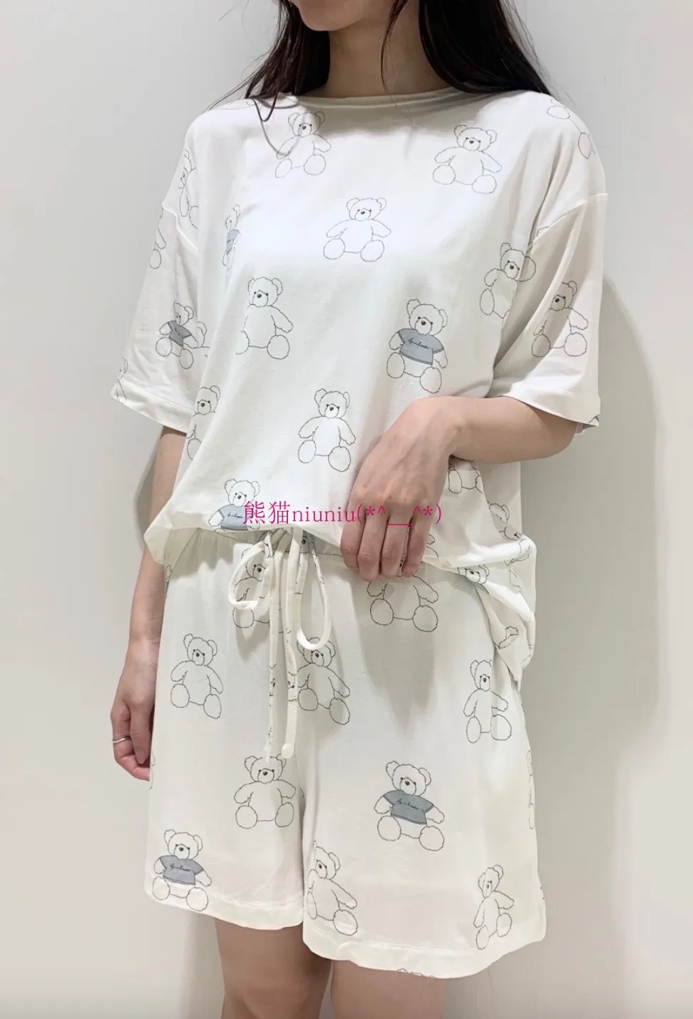 Adorable Bear Home Clothes Sleepwear Long Sleeve Long Pants Short Sleeve Short Pants Set Cute Cartoon Style Cotton round Neck
Adorable Bear Home Clothes Sleepwear Long Sleeve Long Pants Short Sleeve Short Pants Set Cute Cartoon Style Cotton round Neck