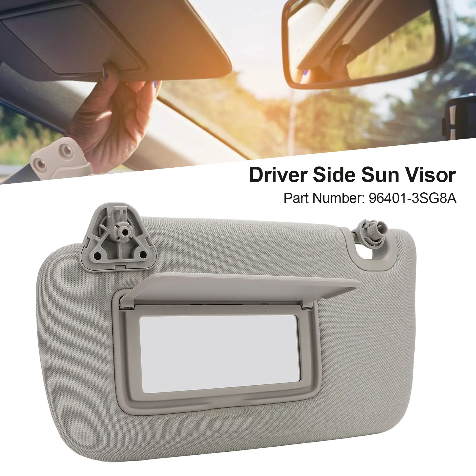 Модный автомобильный солнцезащитный козырек, передний левый солнцезащитный козырек 96401‐3SG8A Серый солнцезащитный козырек со стороны водителя, солнцезащитный козырек, аксессуары для интерьера 2013‐2019 гг.
Модный автомобильный солнцезащитный козырек, передний левый солнцезащитный козырек 96401‐3SG8A Серый солнцезащитный козырек со стороны водителя, солнцезащитный козырек, аксессуары для интерьера 2013‐2019 гг.