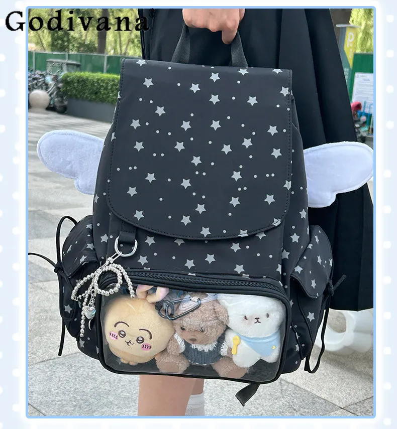 Y2k Subculture Japanese Original Lolita itaBag Large Capacity Sweet and Cute Student Versatile Casual Backpack
Y2k Subculture Japanese Original Lolita itaBag Large Capacity Sweet and Cute Student Versatile Casual Backpack