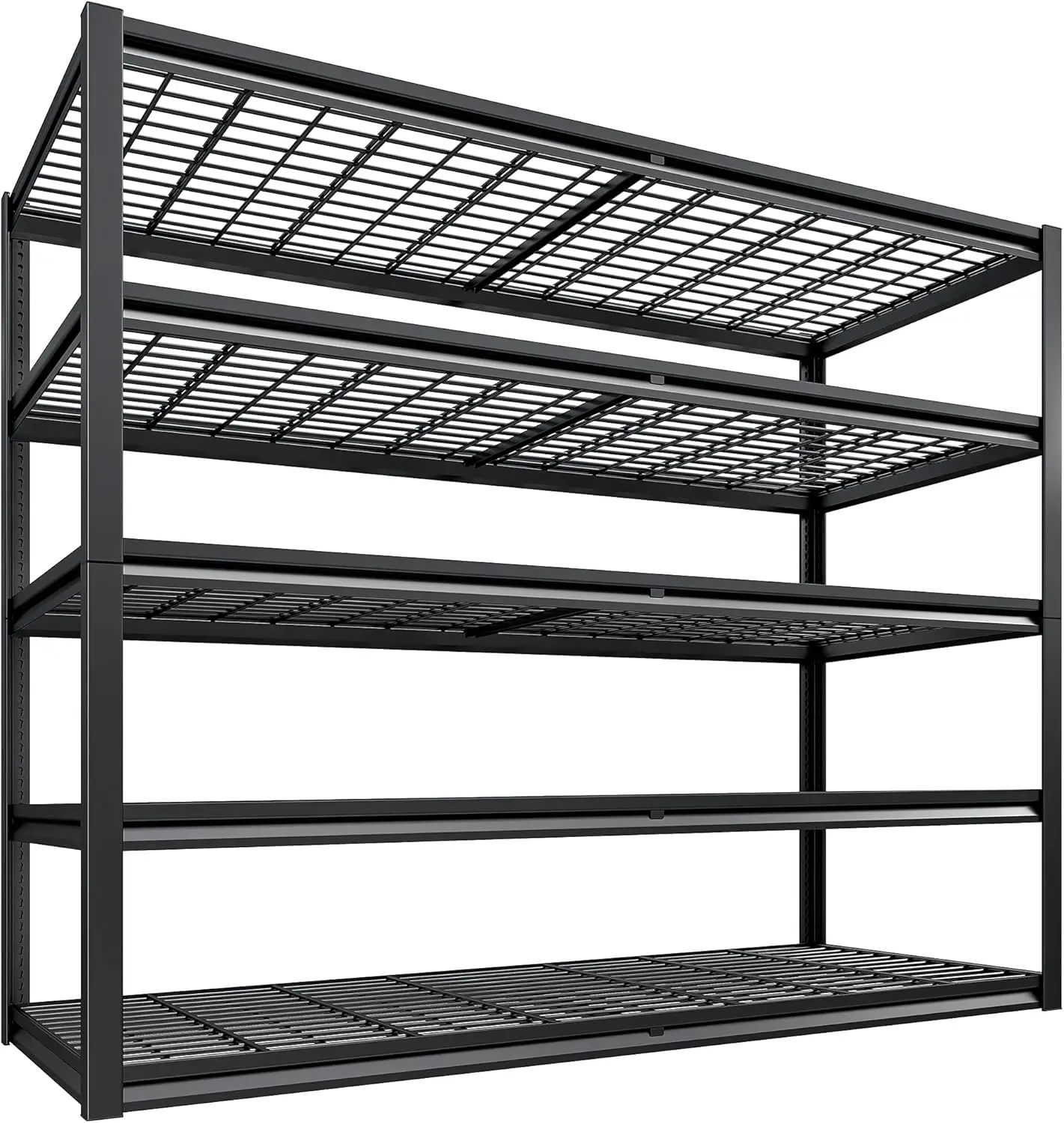 78" H Garage Shelving 3000LBS Heavy Duty Garage Storage Shelves Adjustable 5 Tier Metal Shelving Unit for Storage Rack Storage
78" H Garage Shelving 3000LBS Heavy Duty Garage Storage Shelves Adjustable 5 Tier Metal Shelving Unit for Storage Rack Storage
