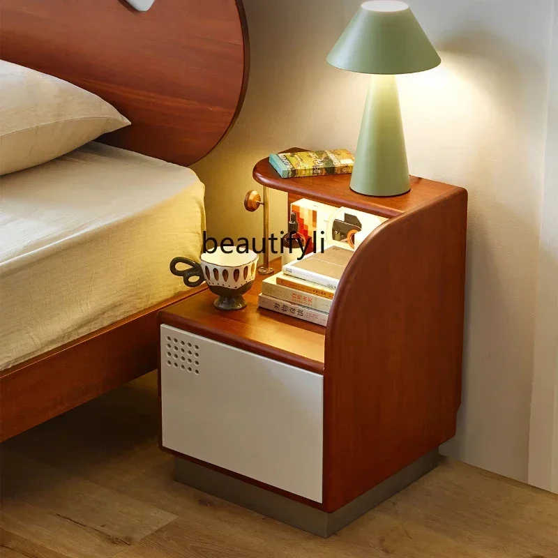 Q181 Retro bedside cabinets medieval solid wood boxwood bedroom simple storage narrow storage cabinet
Q181 Retro bedside cabinets medieval solid wood boxwood bedroom simple storage narrow storage cabinet