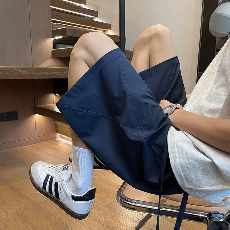 Men's Sporty Loose Fit Straight Leg Basketball Shorts Quick Dry Beachwear Summer Trendy Blue Casual Pants for Outdoor
Men's Sporty Loose Fit Straight Leg Basketball Shorts Quick Dry Beachwear Summer Trendy Blue Casual Pants for Outdoor