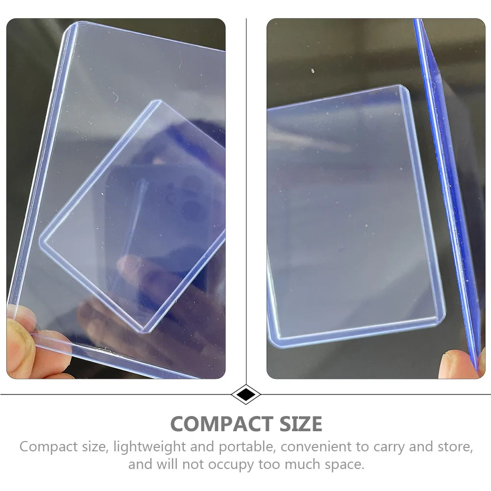 100Pcs Card Sleeves Clear PVC Protective Covers for Trading Game Cards Anti-Scratch Waterproof Stain Resistant Portable Storage
100Pcs Card Sleeves Clear PVC Protective Covers for Trading Game Cards Anti-Scratch Waterproof Stain Resistant Portable Storage