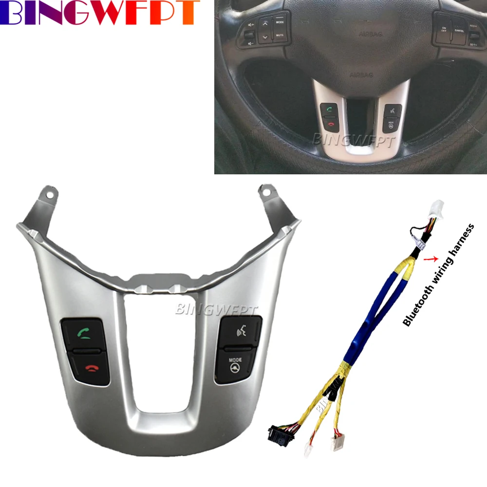 High-quality Steering Wheel Telephone Answer Button Framework With Bluetooth Cable For Kia Sportage 2011 2012 2013 2014-2016
High-quality Steering Wheel Telephone Answer Button Framework With Bluetooth Cable For Kia Sportage 2011 2012 2013 2014-2016