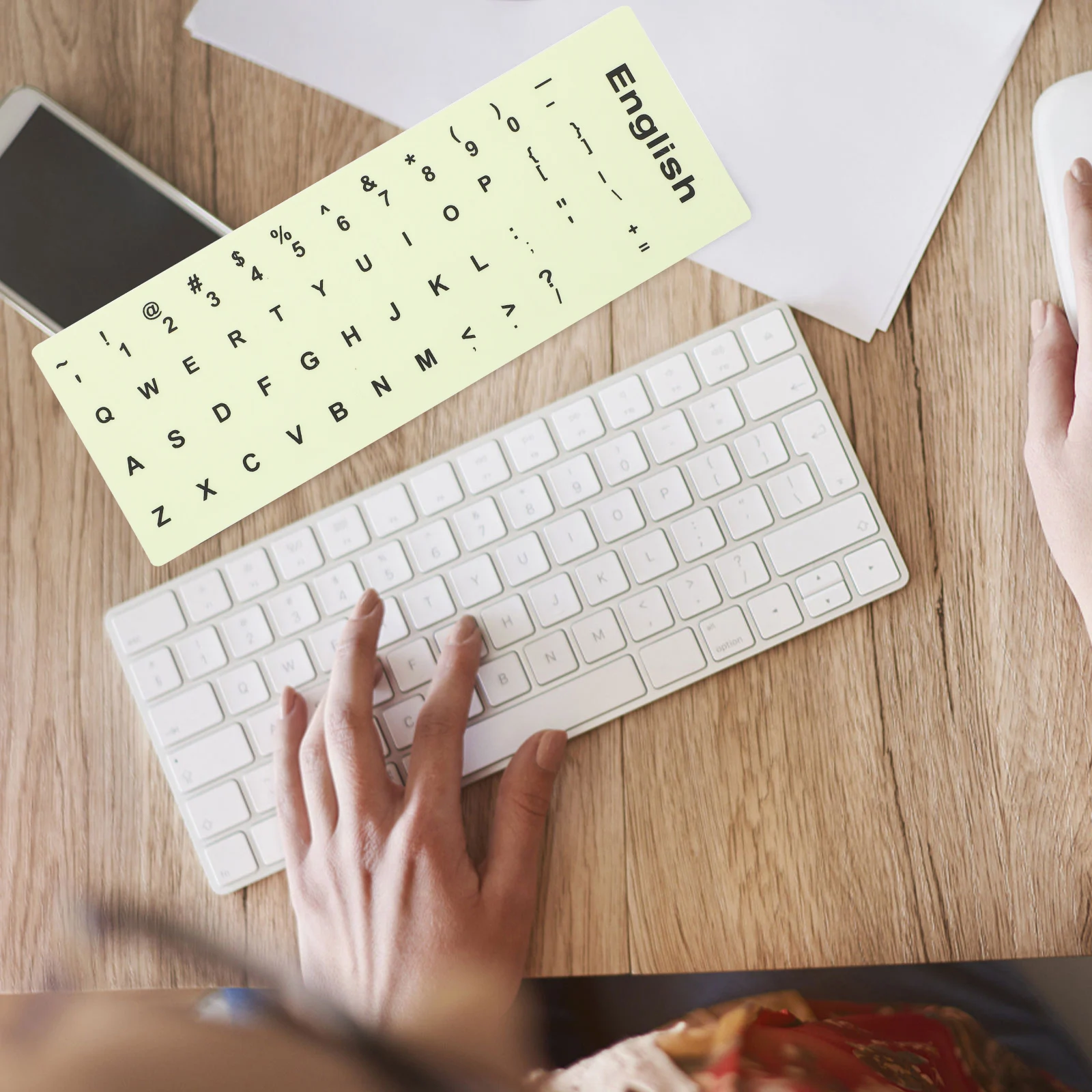 Glow in The Dark Keyboard Stickers 13x11cm High Adhesion Replacement Film for Laptop Desktop Computer Silent Typing
Glow in The Dark Keyboard Stickers 13x11cm High Adhesion Replacement Film for Laptop Desktop Computer Silent Typing